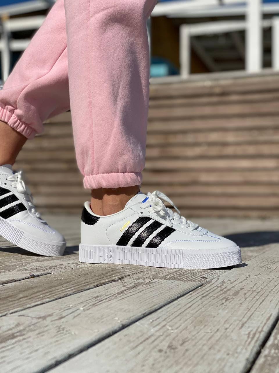 Adidas Samba White Black