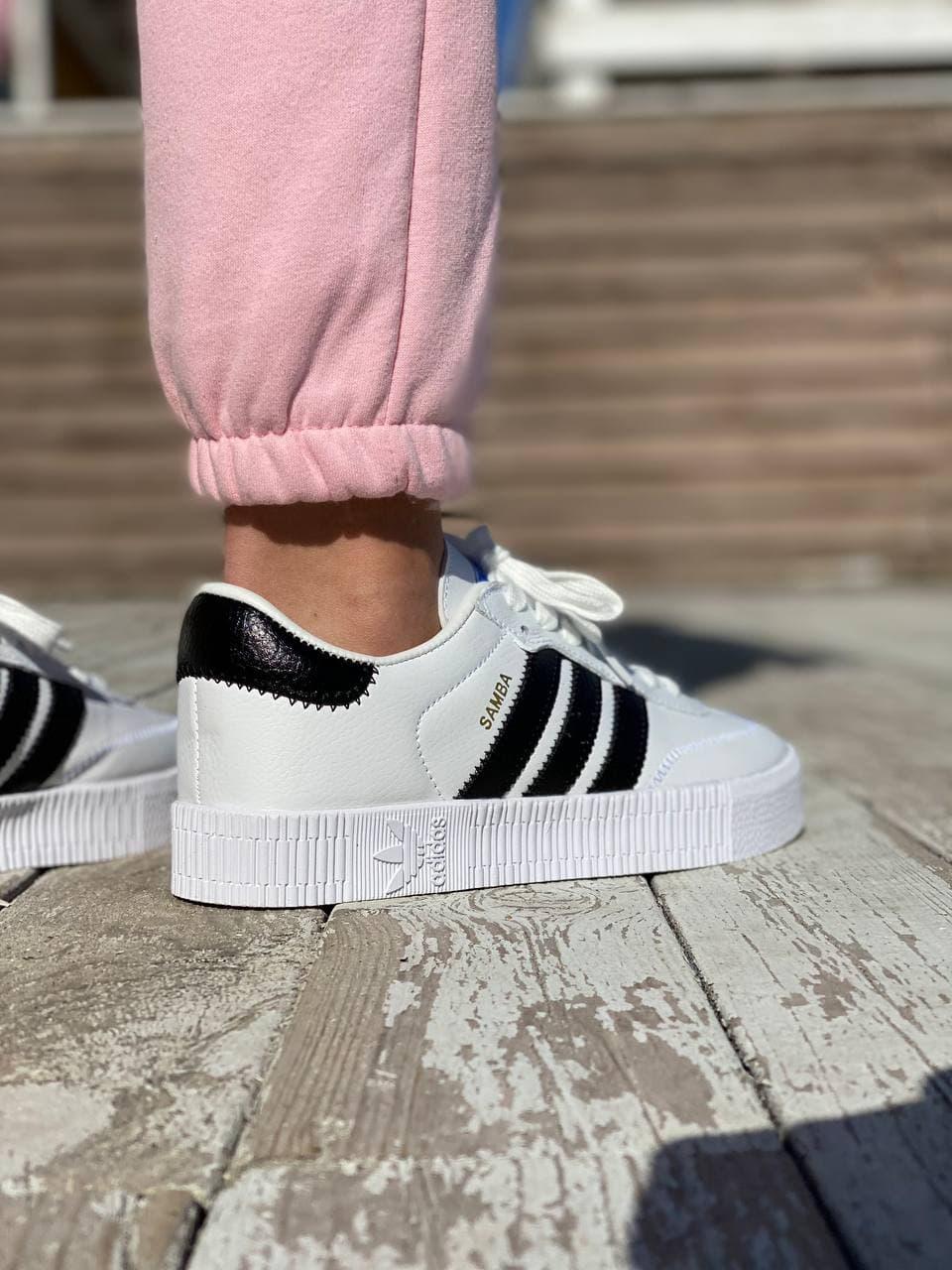 Adidas Samba White Black