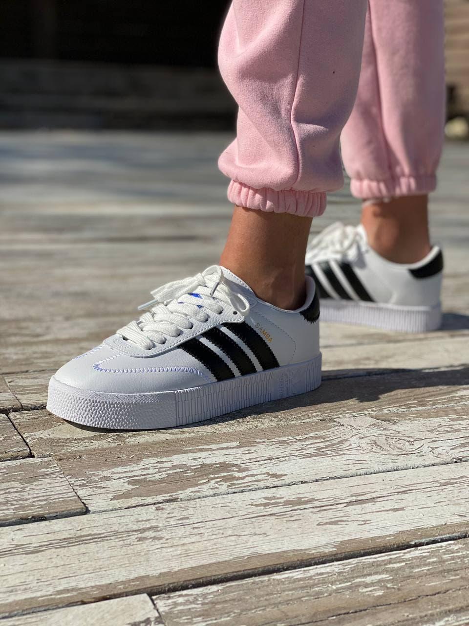 Adidas Samba White Black