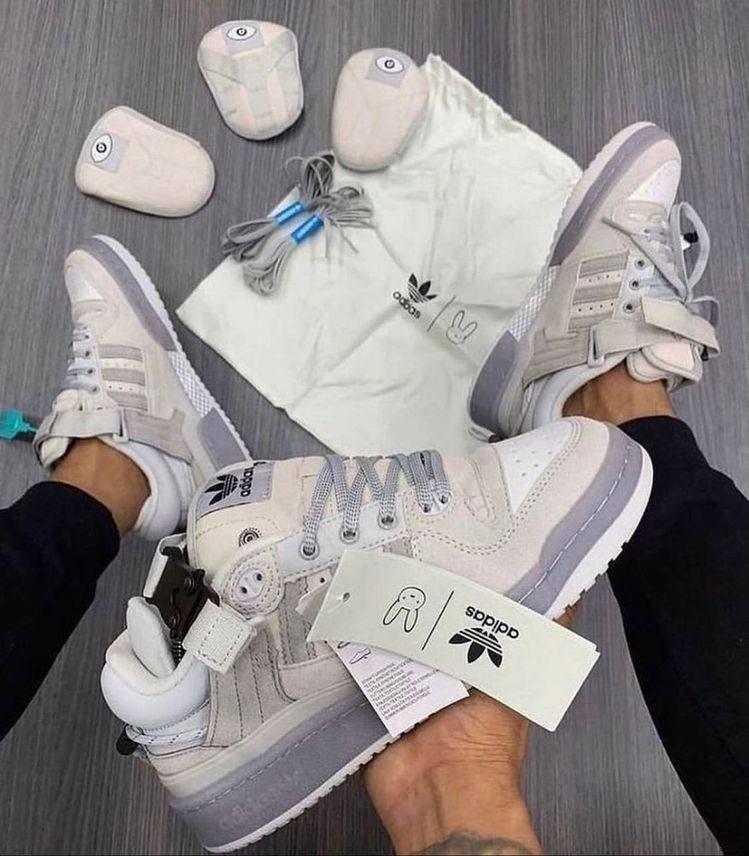 Adidas Forum x Bad Bunny Light Grey