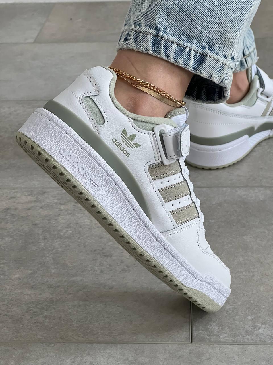Adidas Originals Forum 84 Low White Olive