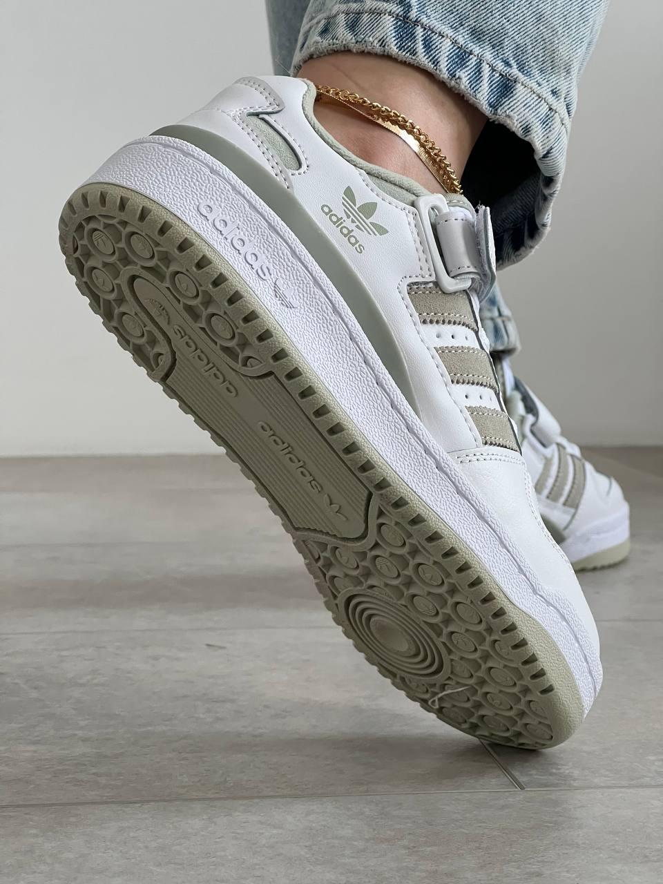 Adidas Originals Forum 84 Low White Olive