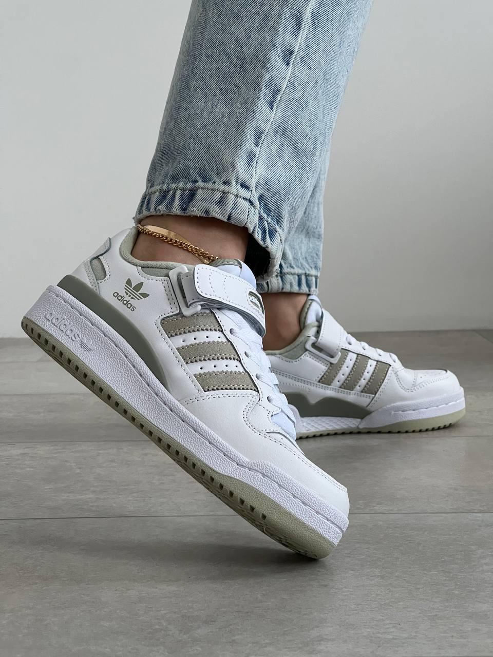 Adidas Originals Forum 84 Low White Olive
