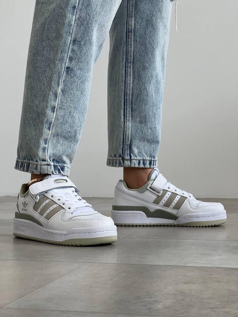 Adidas Originals Forum 84 Low White Olive