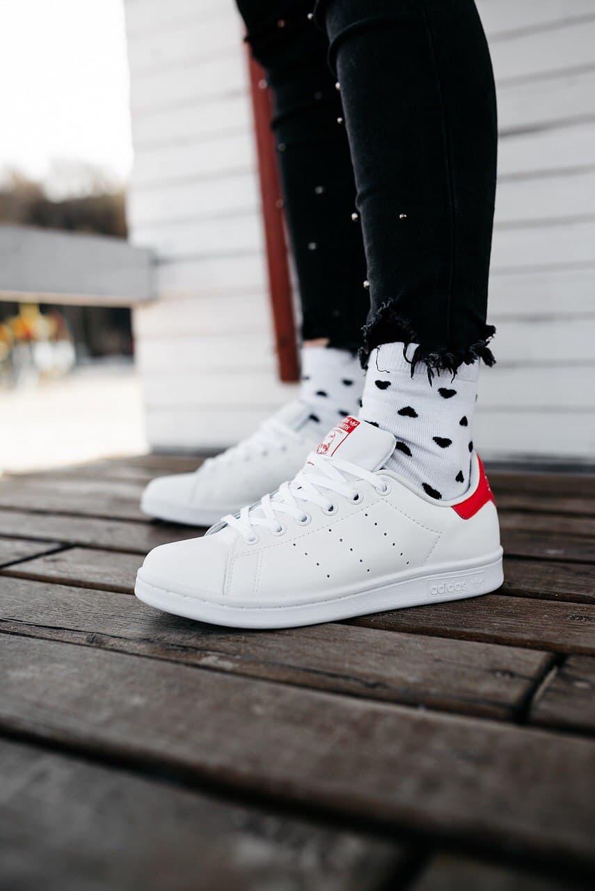 Adidas Stan Smith White Red