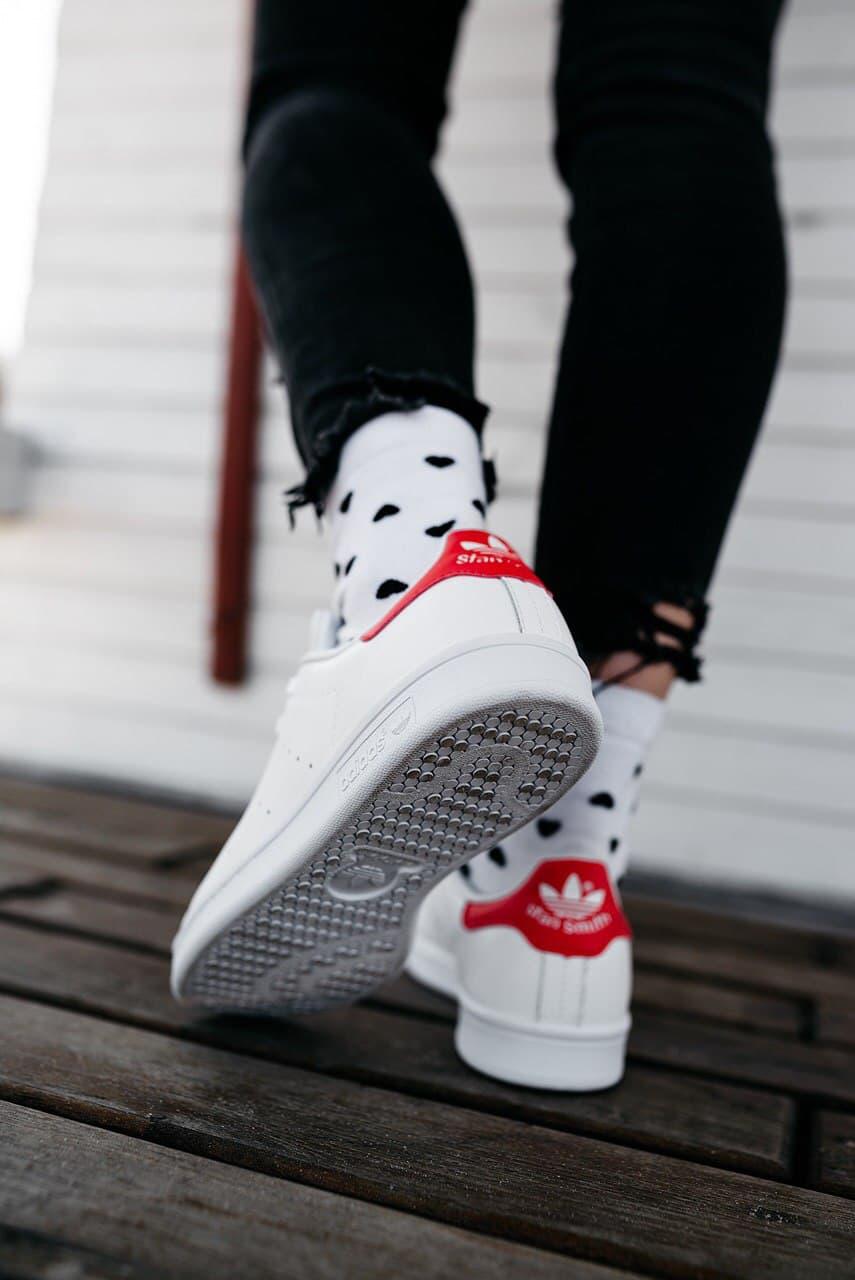 Adidas Stan Smith White Red