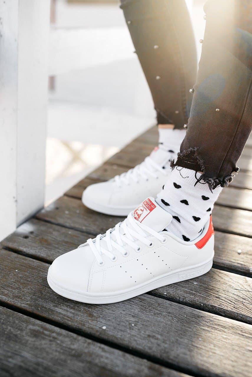 Adidas Stan Smith White Red