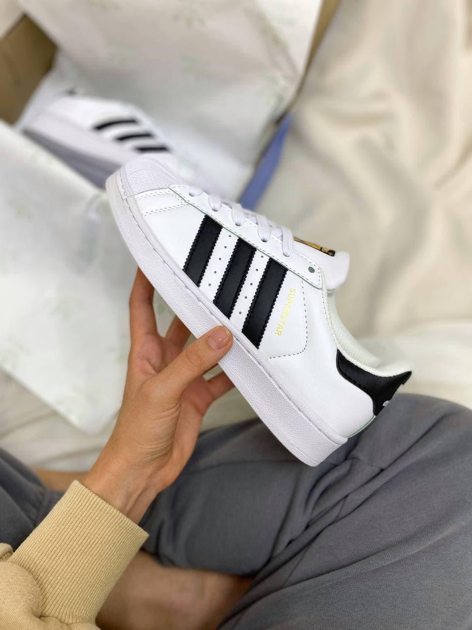 Adidas Superstar White Black