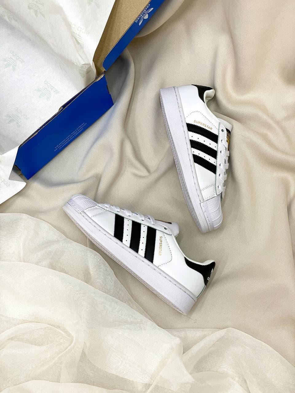 Adidas Superstar White Black
