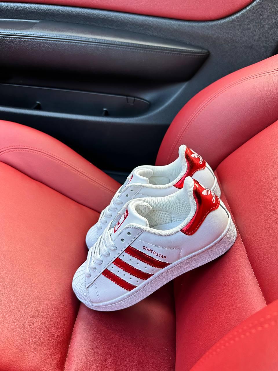 Adidas Superstar Red White