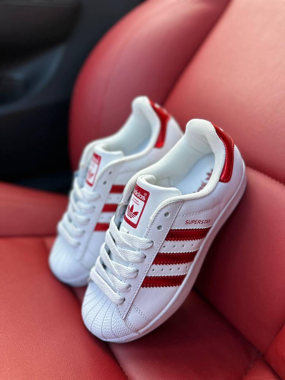 Adidas Superstar Red White