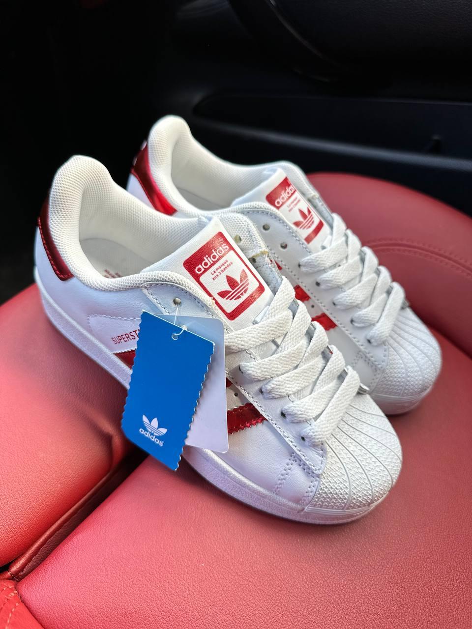 Adidas Superstar Red White