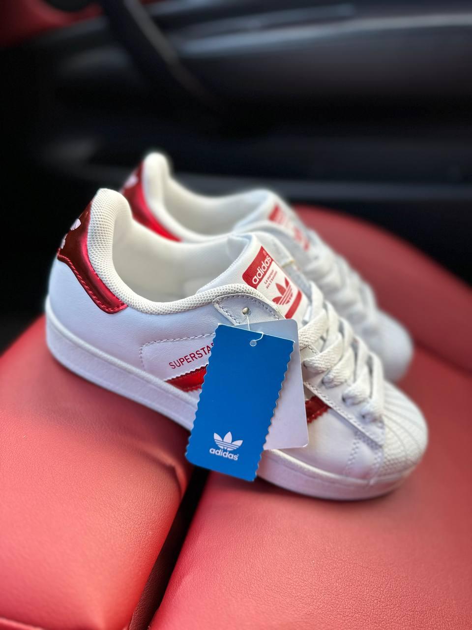 Adidas Superstar Red White