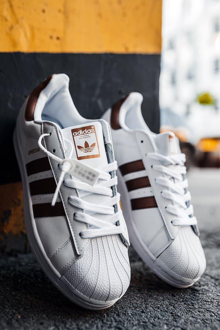 Adidas Superstar White Gold