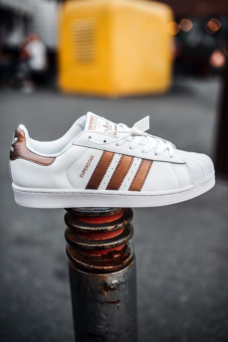 Adidas Superstar White Gold