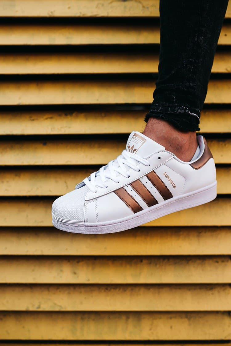 Adidas Superstar White Gold