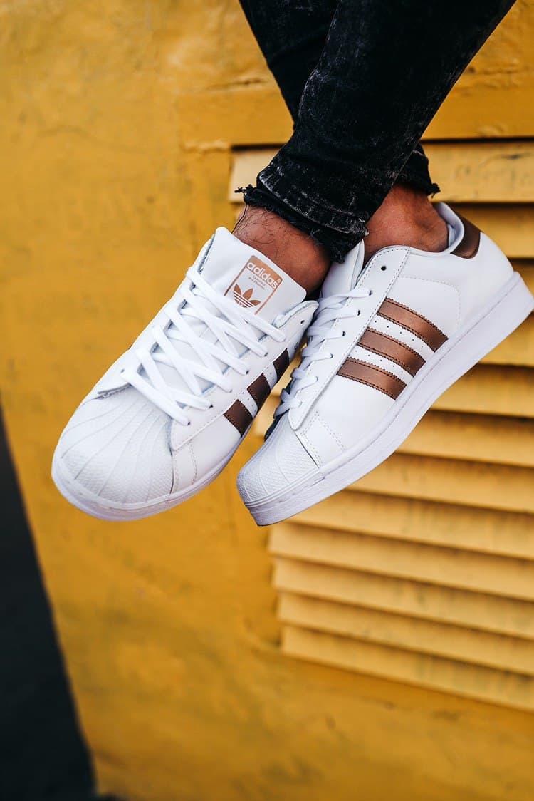 Adidas Superstar White Gold