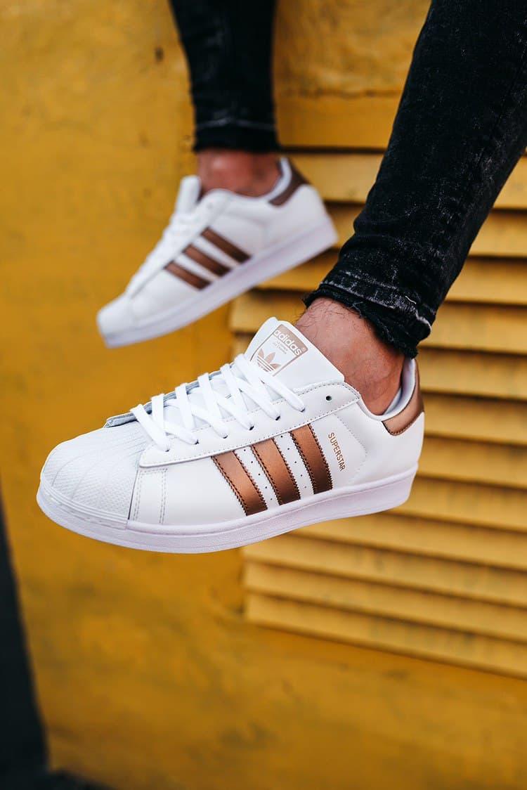 Adidas Superstar White Gold