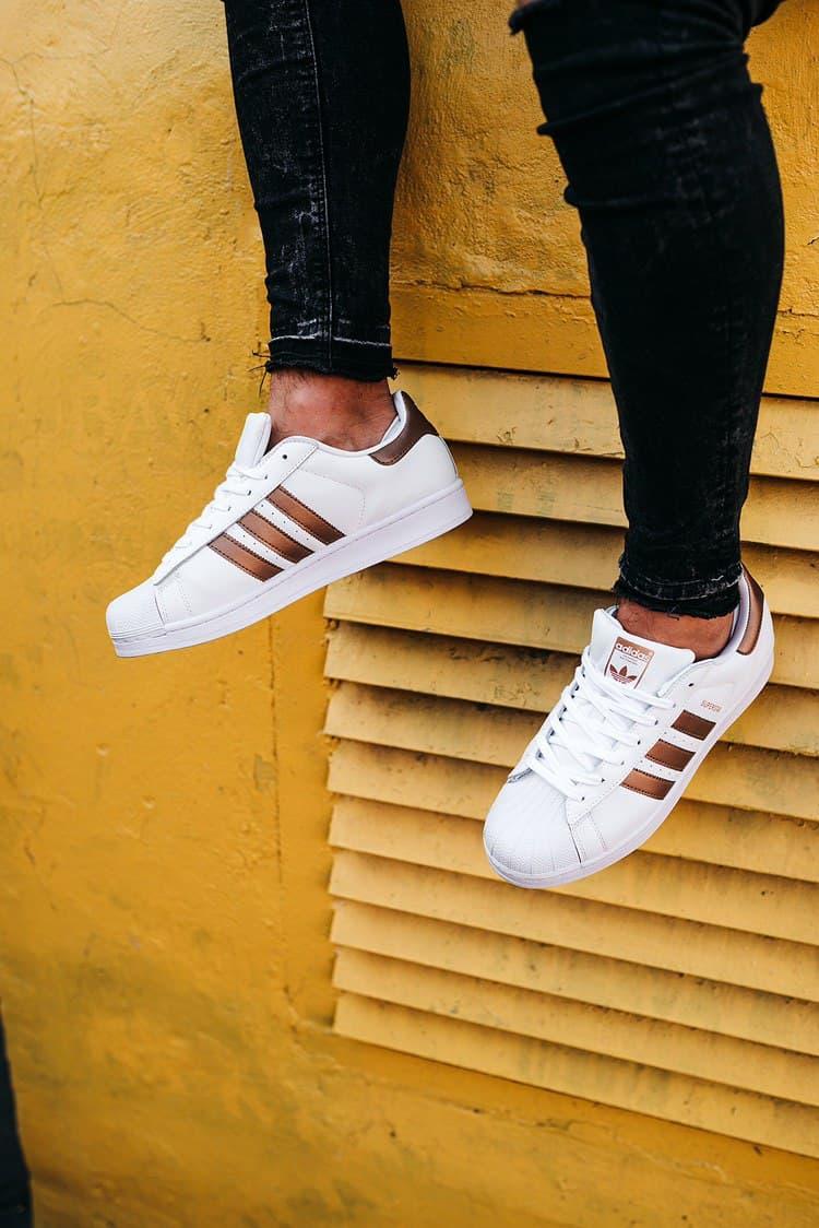 Adidas Superstar White Gold