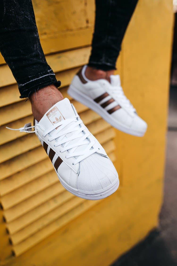 Adidas Superstar White Gold