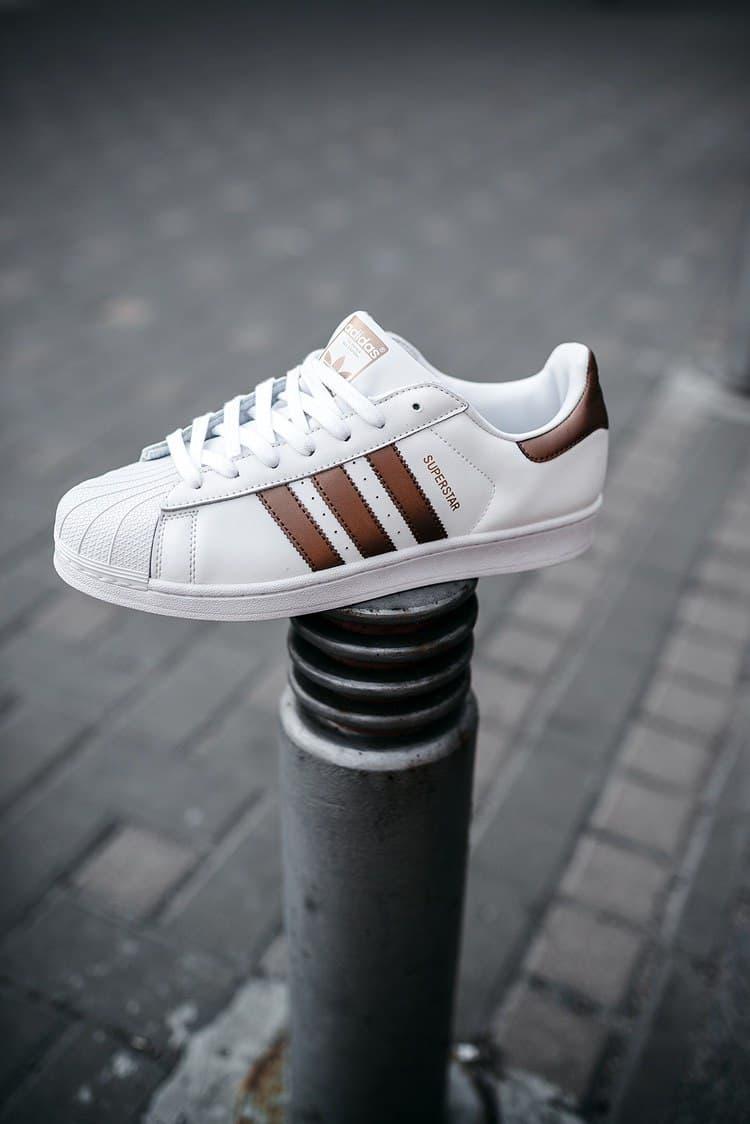 Adidas Superstar White Gold