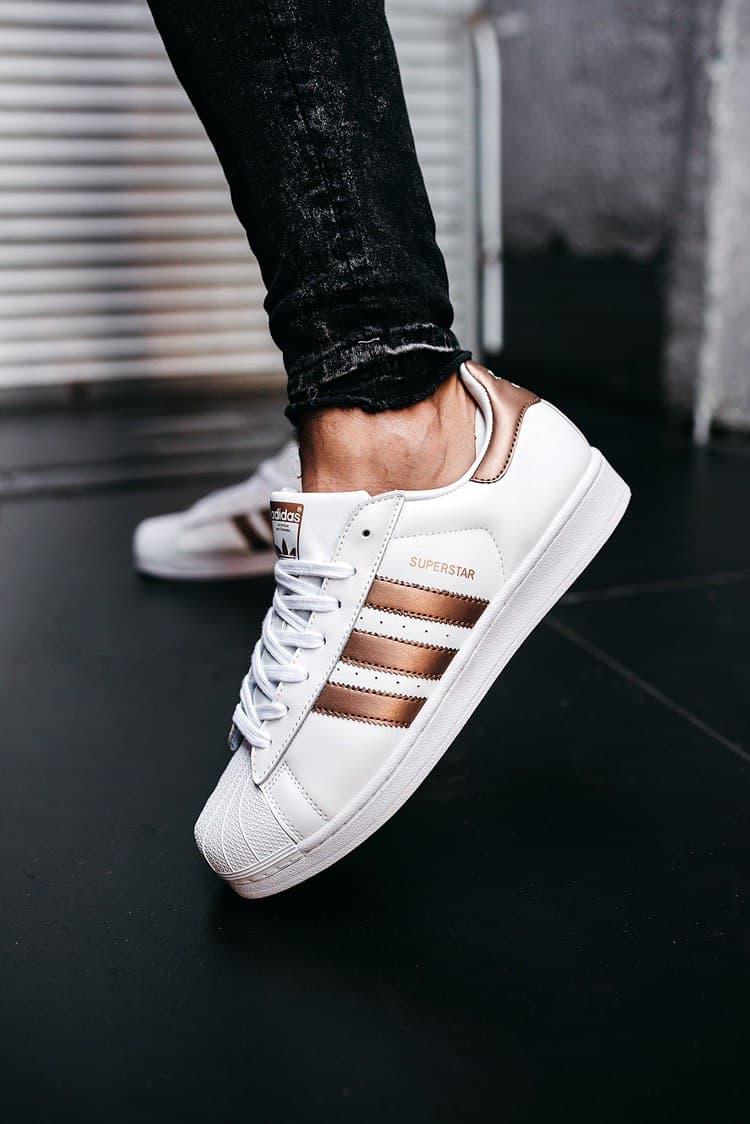 Adidas Superstar White Gold