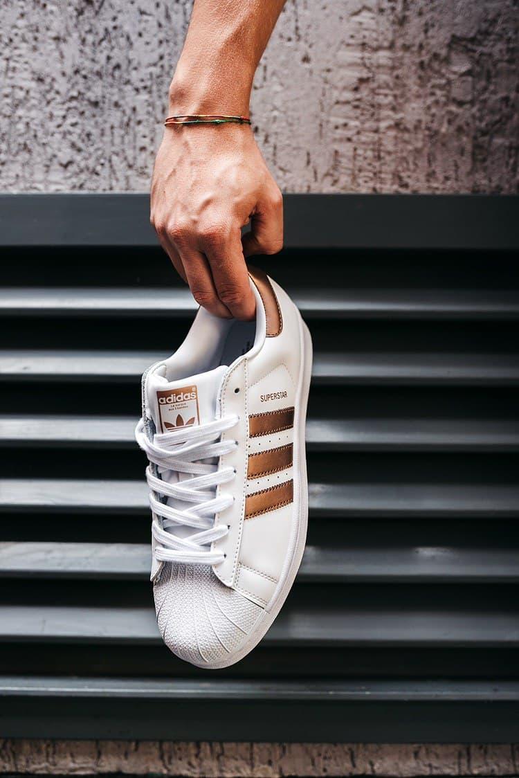 Adidas Superstar White Gold