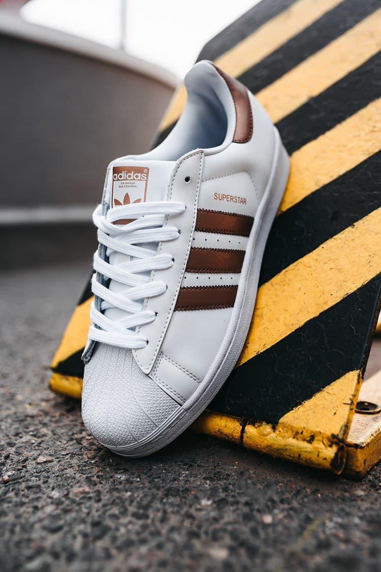 Adidas Superstar White Gold