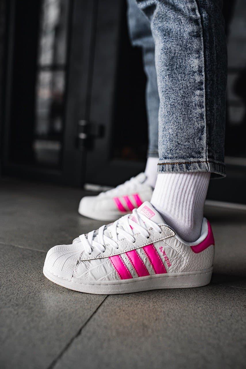 Adidas Superstar White Pink