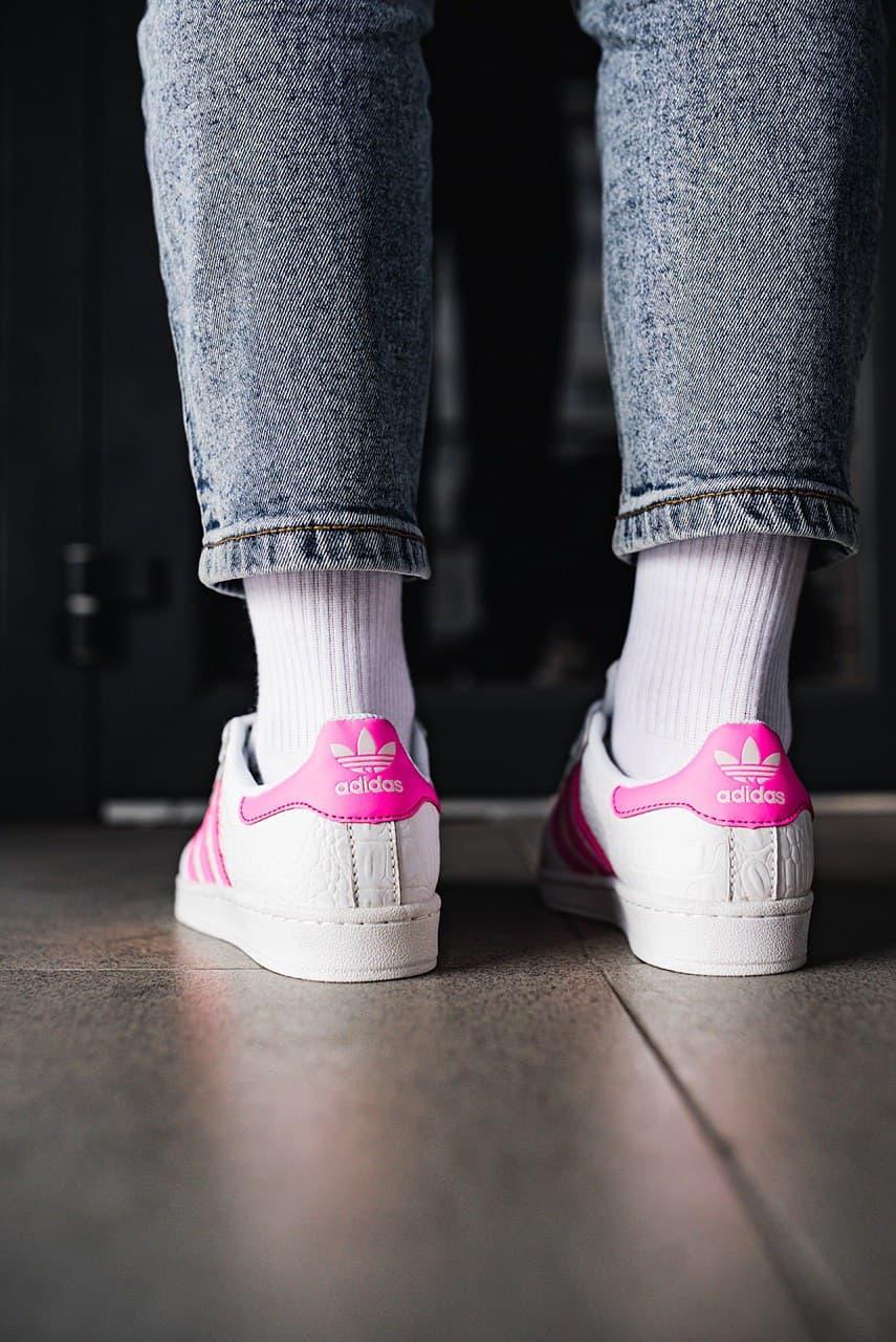 Adidas Superstar White Pink