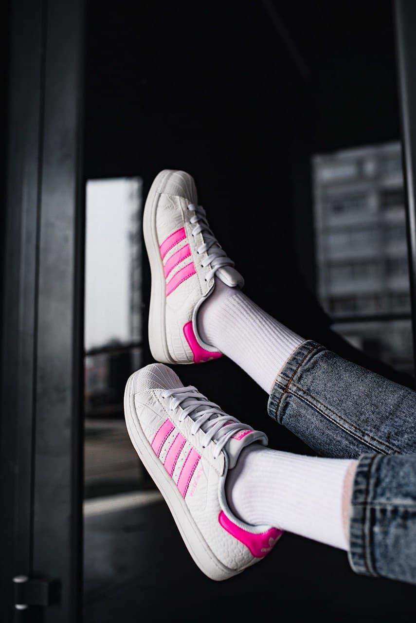 Adidas Superstar White Pink