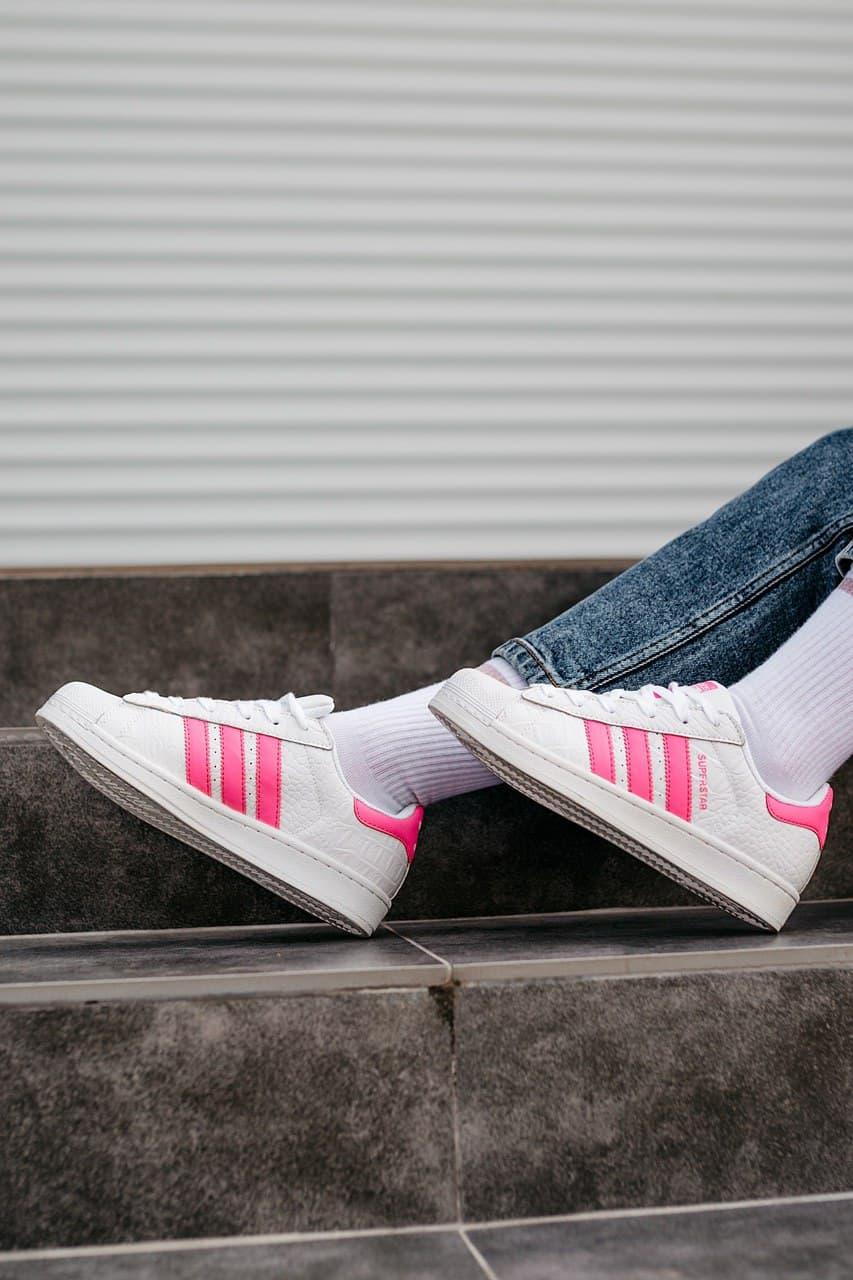 Adidas Superstar White Pink