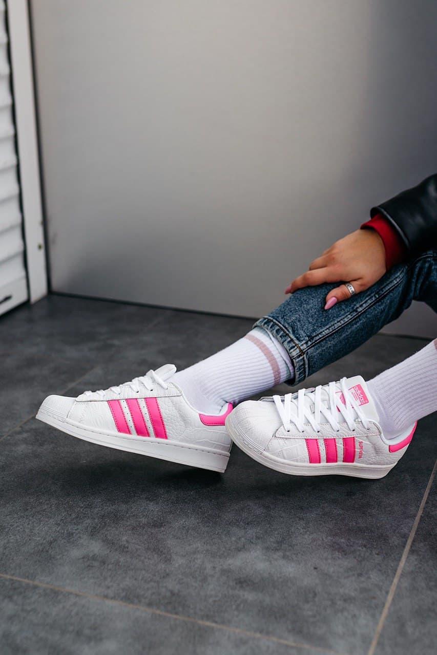 Adidas Superstar White Pink
