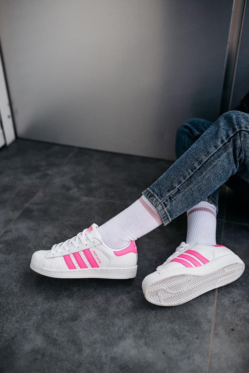Adidas Superstar White Pink