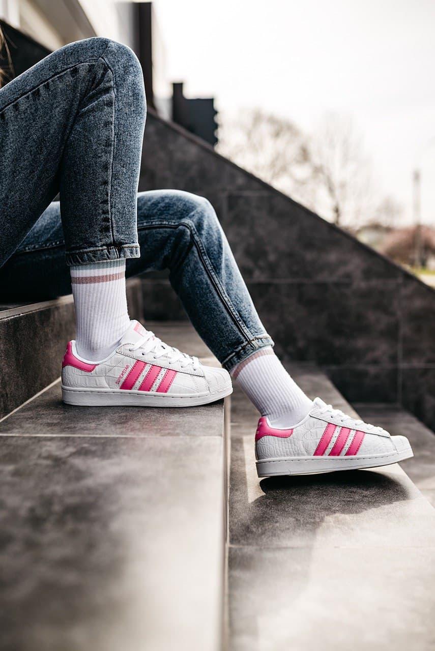 Adidas Superstar White Pink