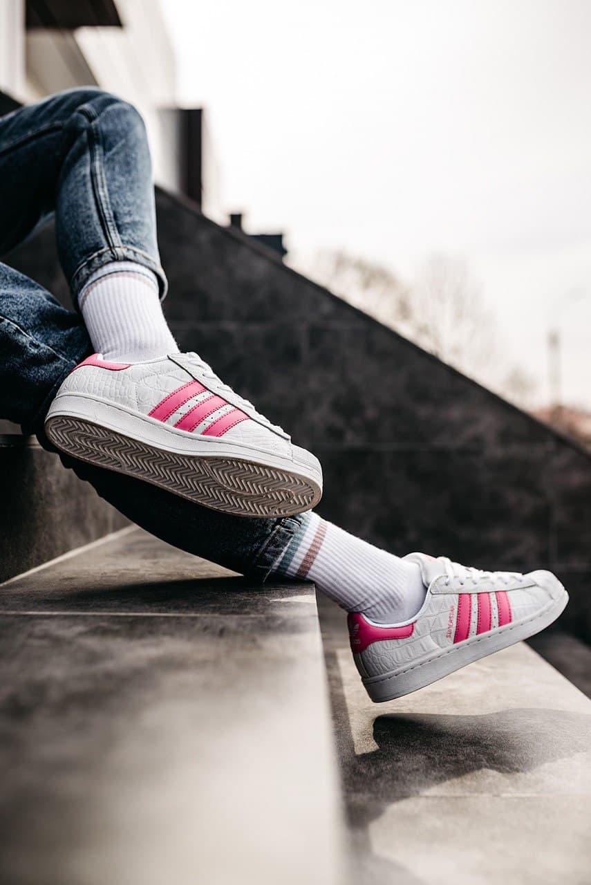 Adidas Superstar White Pink