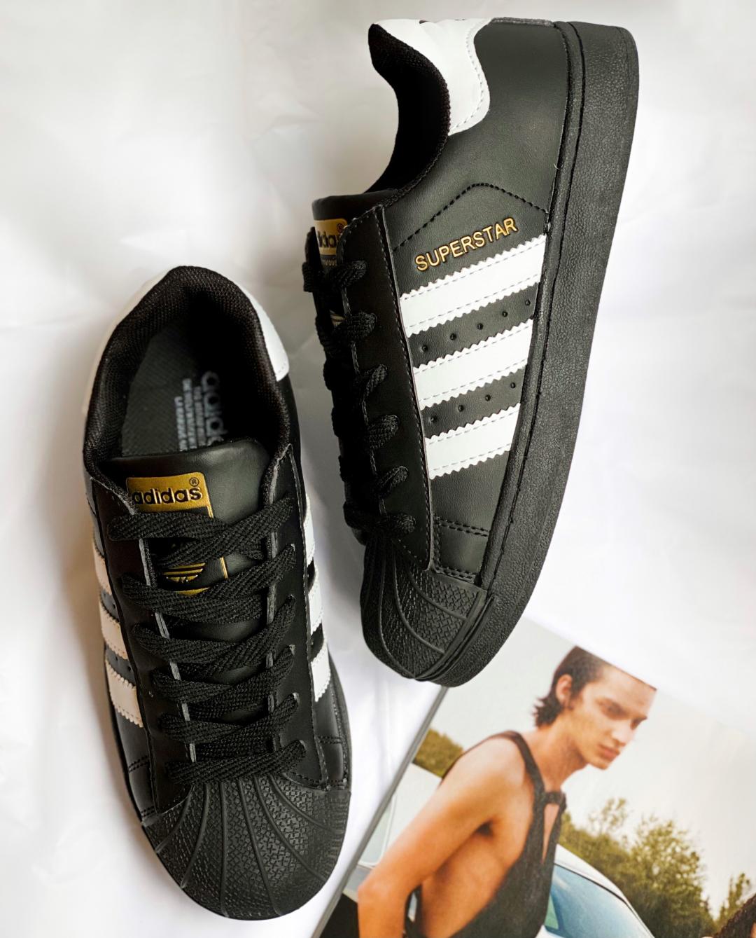 Adidas Superstar Black White 2