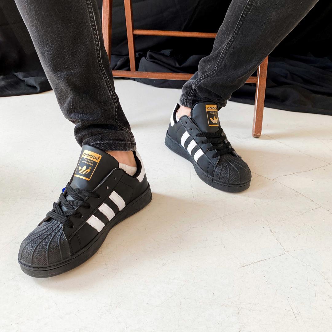 Adidas Superstar Black White 2
