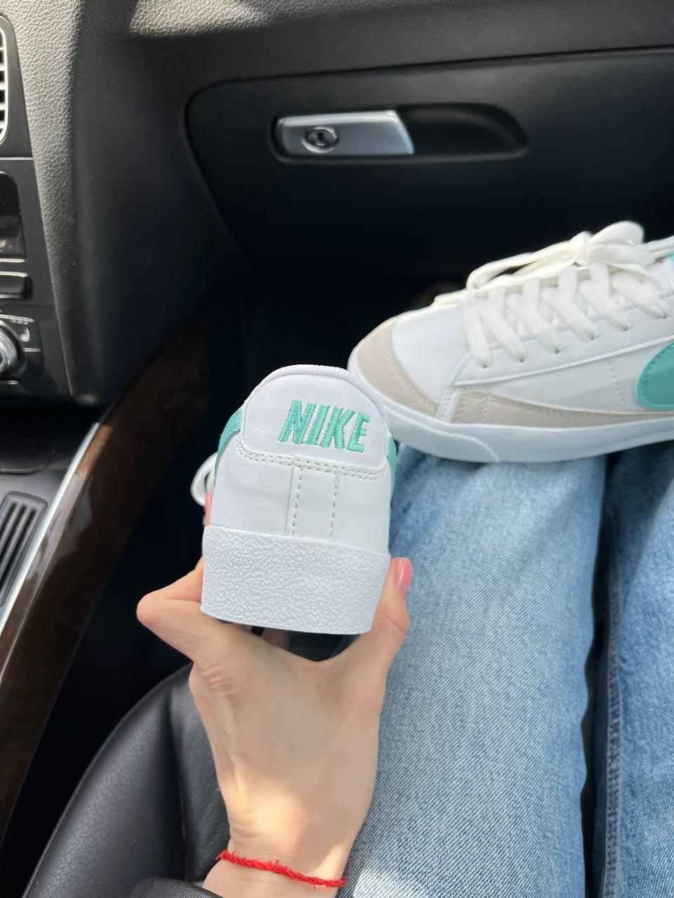Nike Blazer Low Platform White Mint