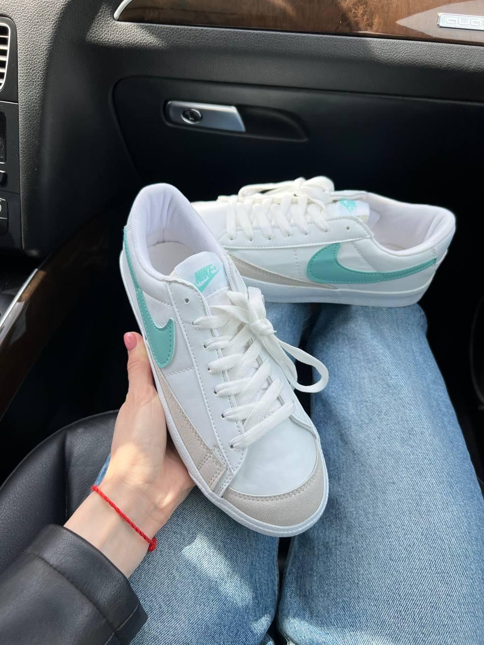 Nike Blazer Low Platform White Mint