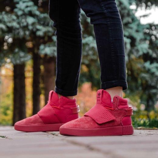 Adidas Tubular Invader Full Red (Без Меха)