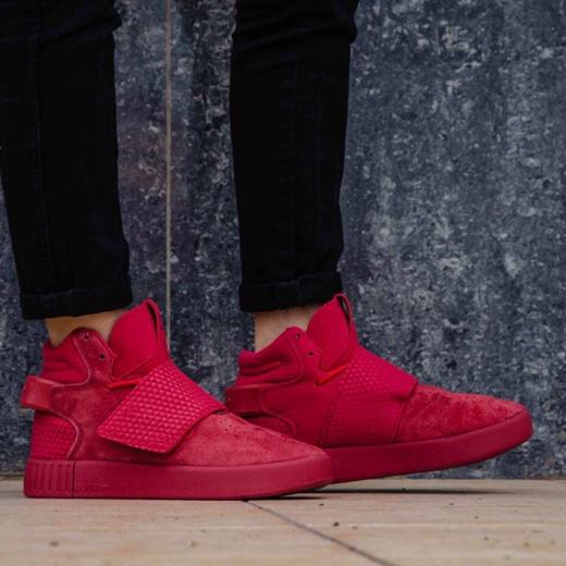 Adidas Tubular Invader Full Red (Без Меха)