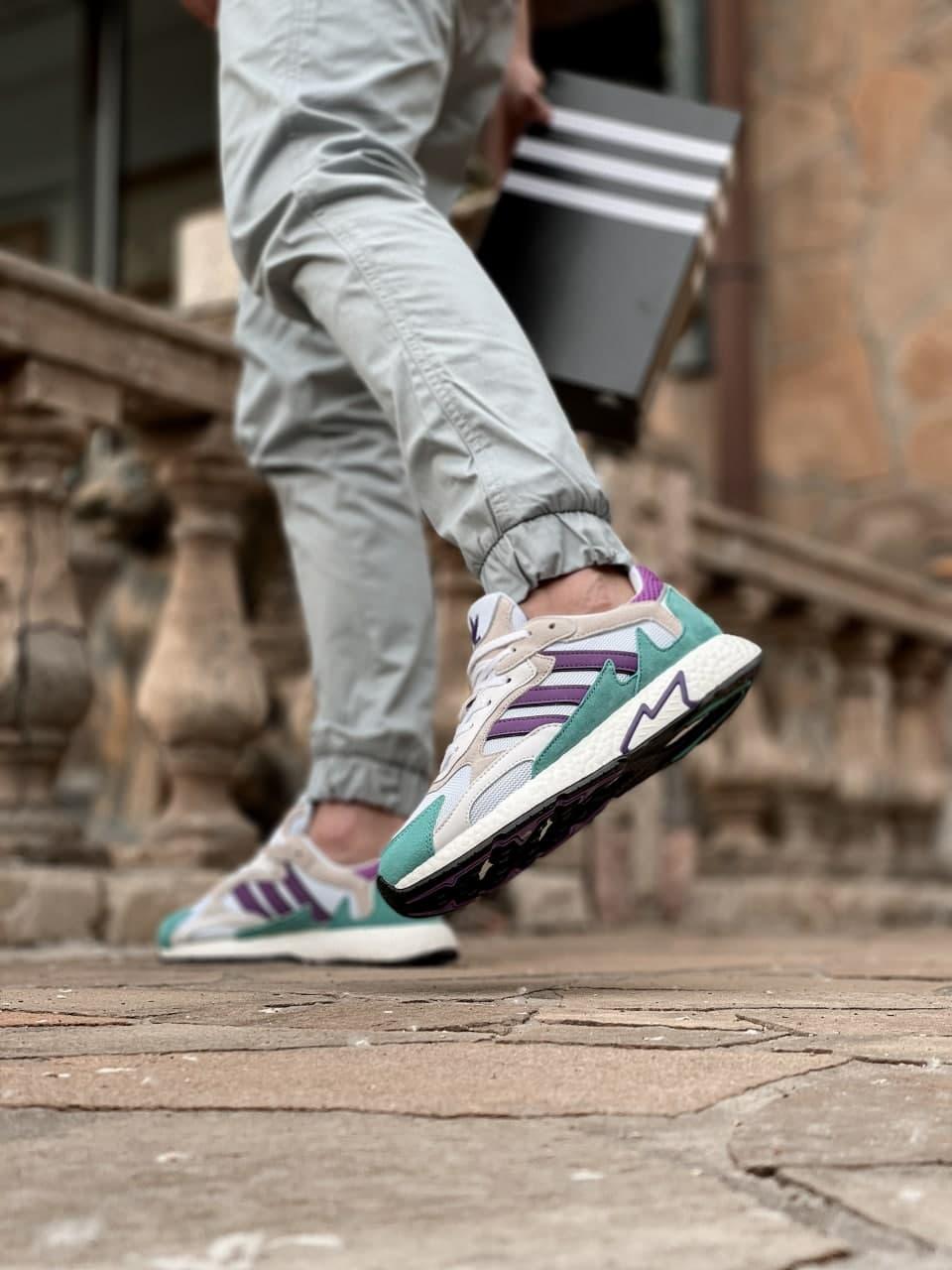 Adidas Tresc Run White Purple Aqua