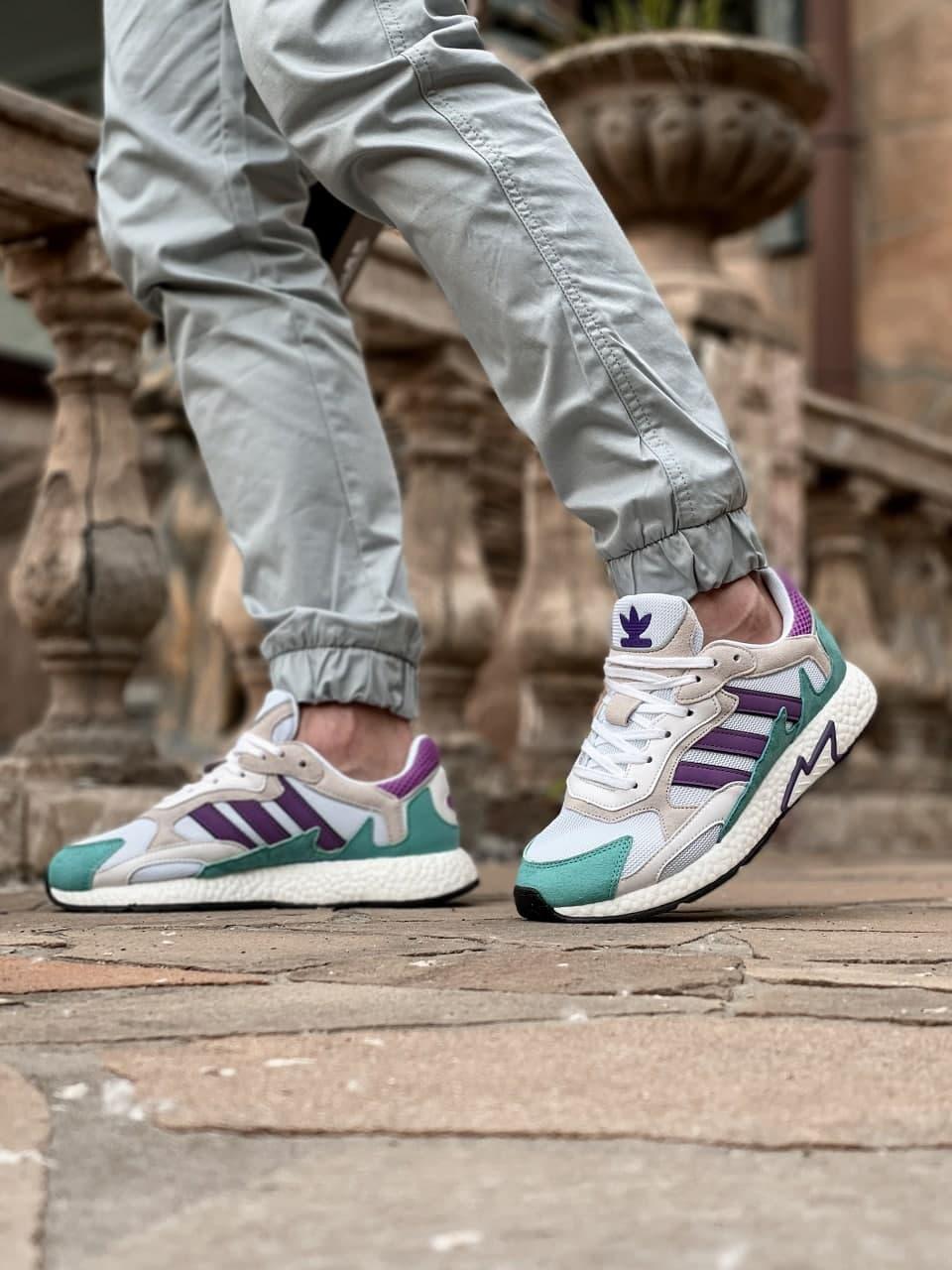 Adidas Tresc Run White Purple Aqua