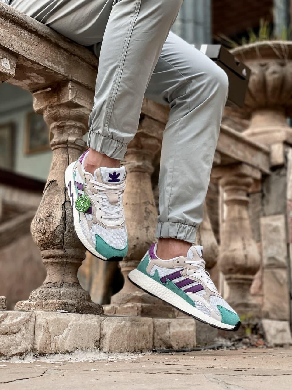 Adidas Tresc Run White Purple Aqua