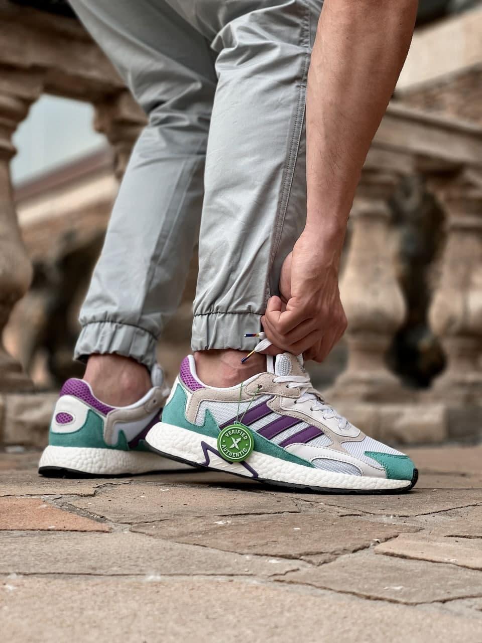 Adidas Tresc Run White Purple Aqua
