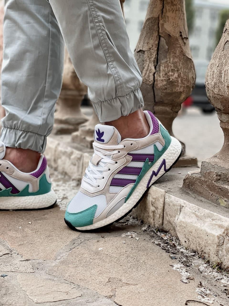 Adidas Tresc Run White Purple Aqua