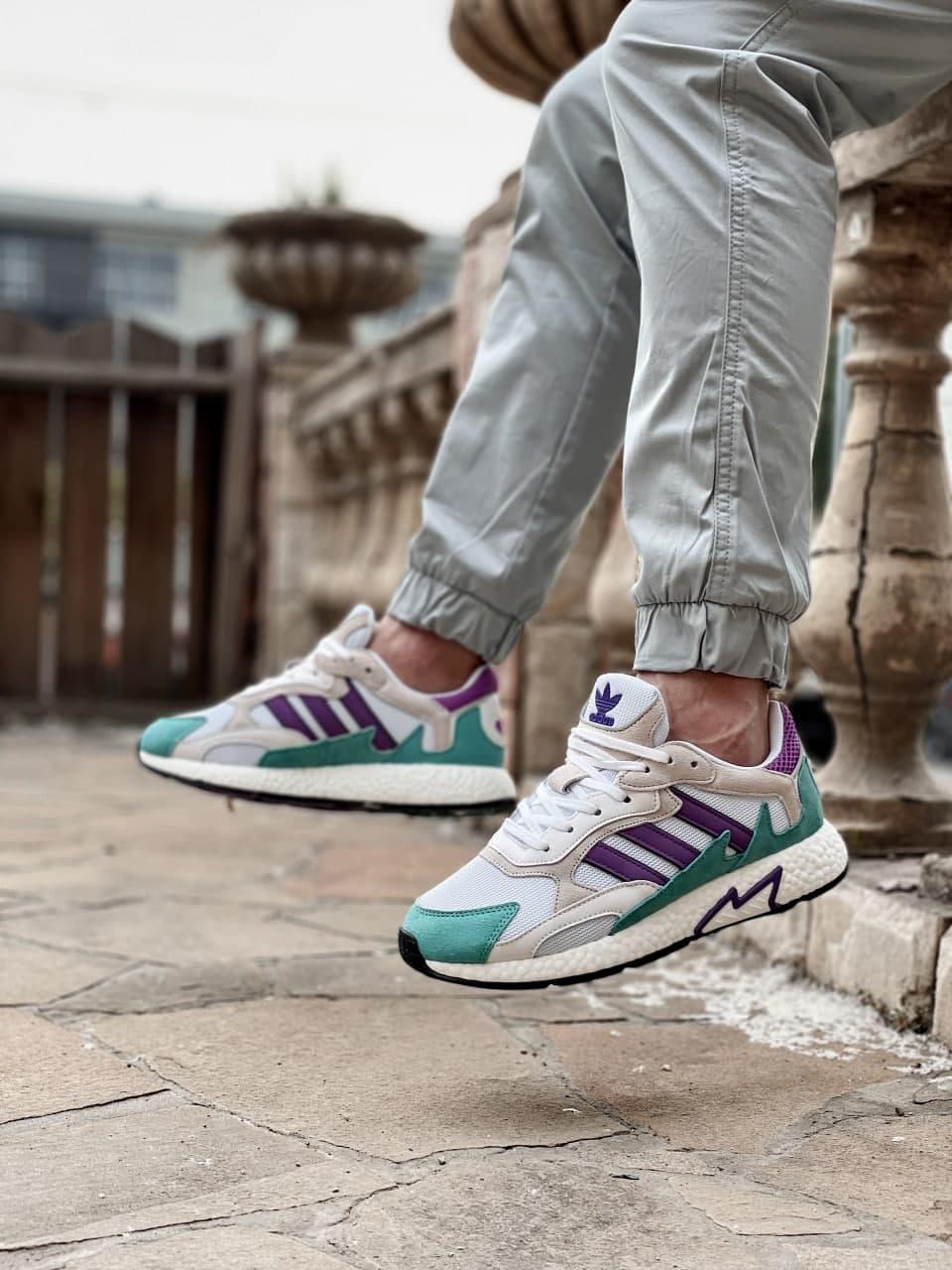 Adidas Tresc Run White Purple Aqua