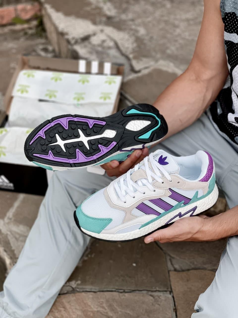 Adidas Tresc Run White Purple Aqua