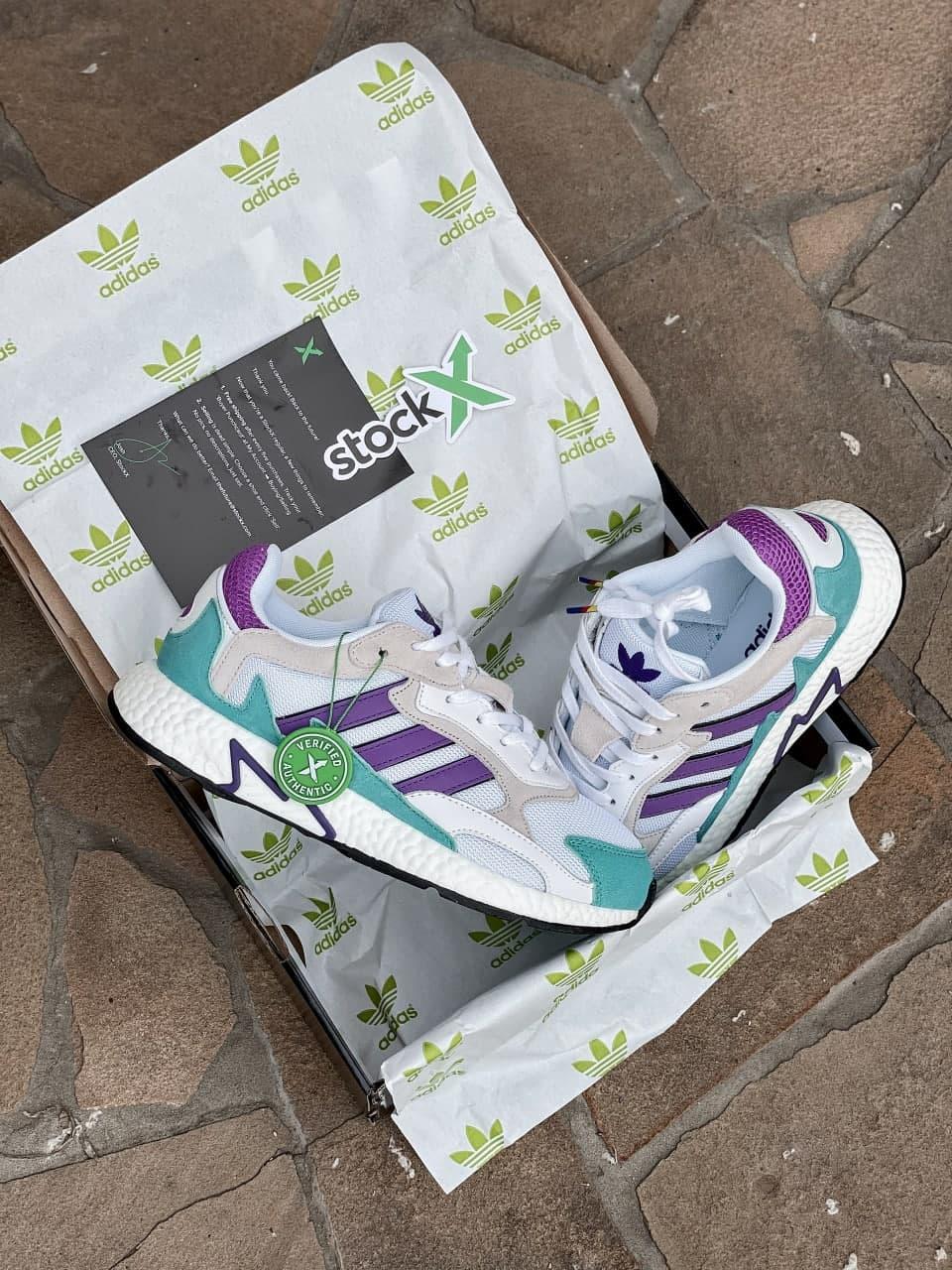 Adidas Tresc Run White Purple Aqua